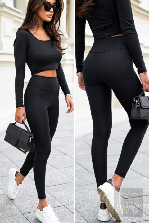 Czarne klasyczne legginsy Kelsi Czarne klasyczne legginsy Kelsi